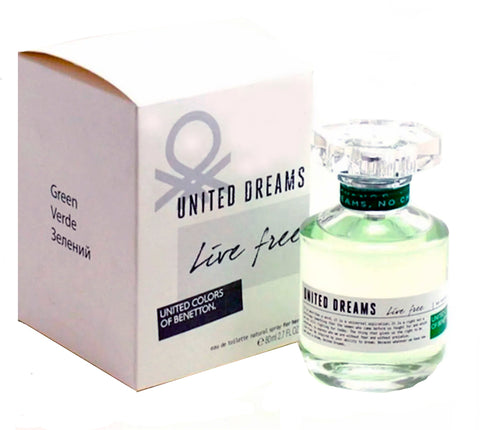UNITED DREAMS LIVE FREE 80 ML EDT de BENETTON                        (TESTER)