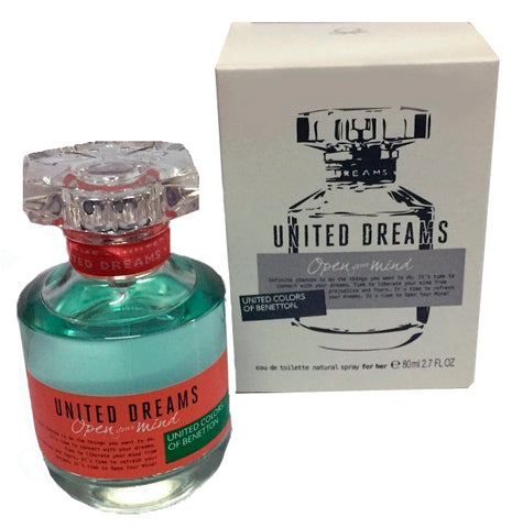 UNITED DREAMS OPEN YOUR MIND  80 ML EDT de BENETTON        (TESTER)